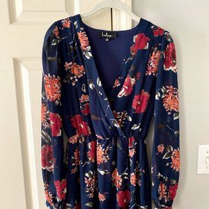 Lulu's Floral Wedding Guest Dress
